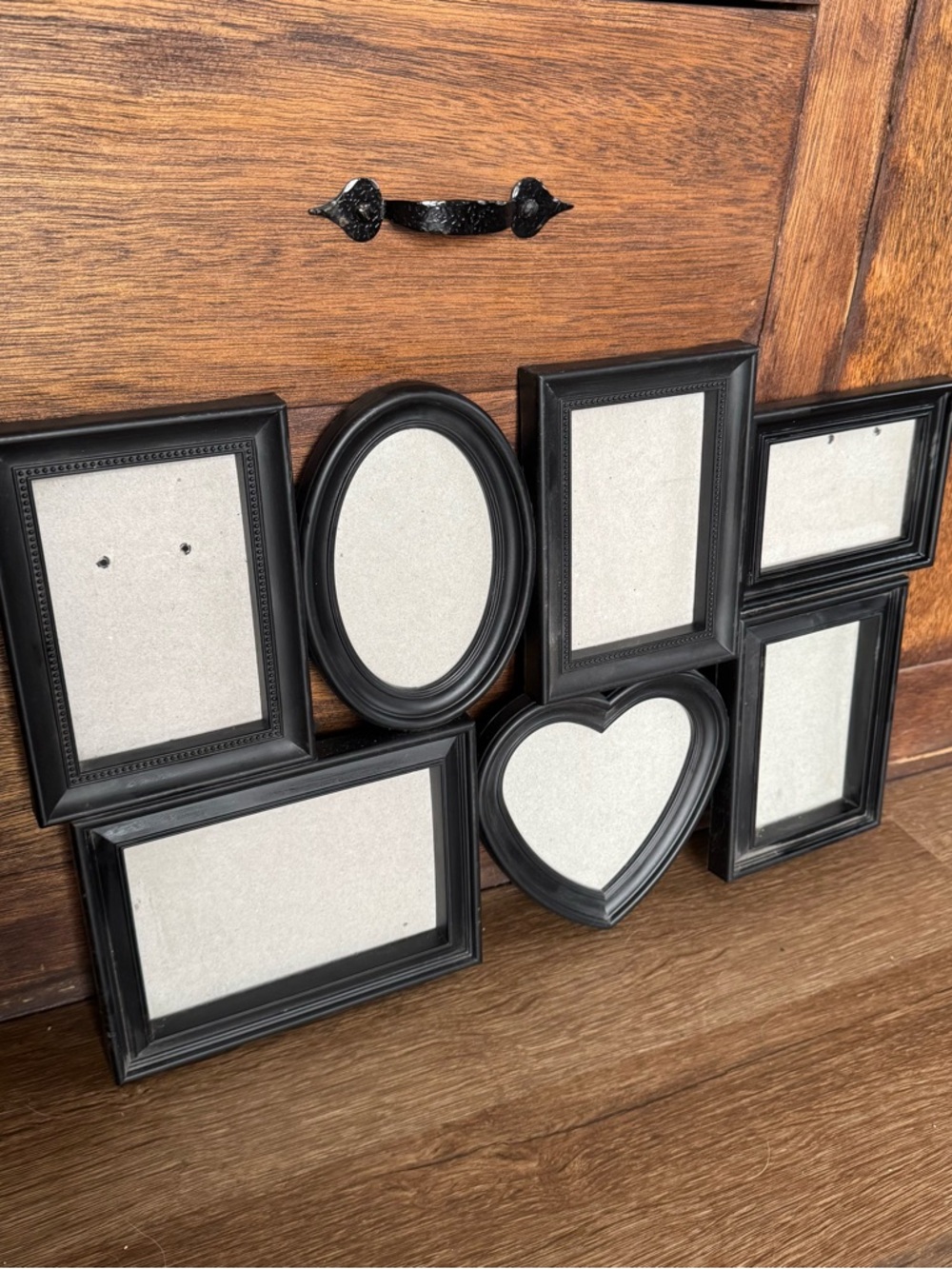 7 Frame Collage Black Photo Frame for 5x7 and 4x6